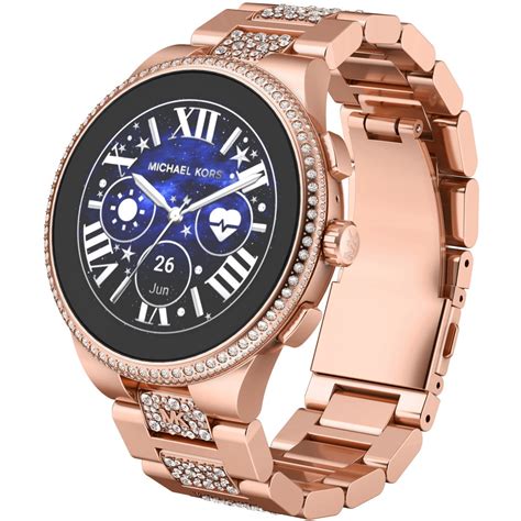 michael kors smartwatch dames rosé|michael kors access touchscreen smartwatch.